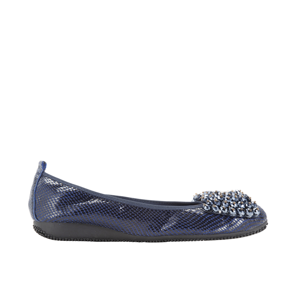 Navy Embellished Pumps - Image 3