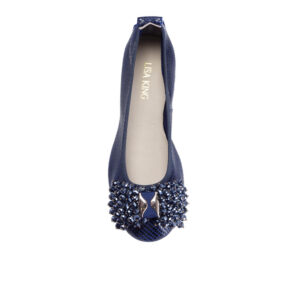 Navy Embellished Pumps