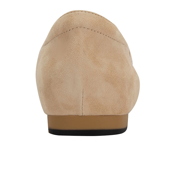 Nude Suede Ballerina's - Image 3