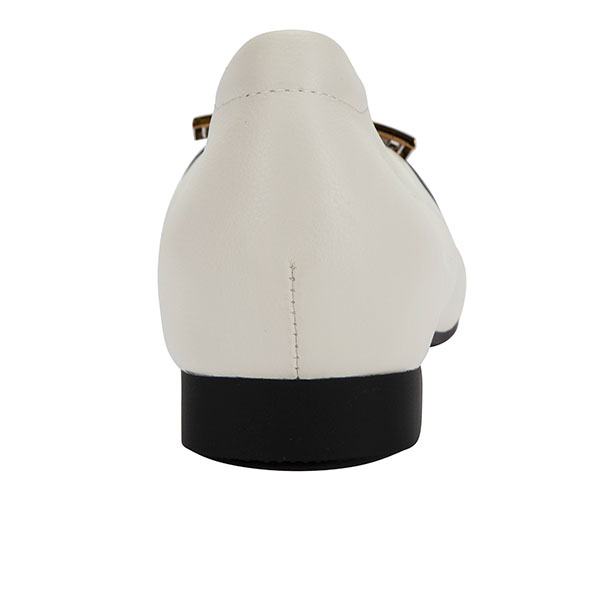 Black and Nude Buckle Pumps - Image 3