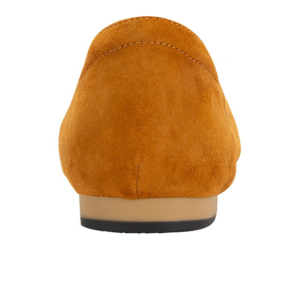 Tan Suede Ballerina's - Image 3