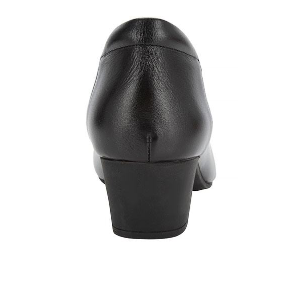 Black Classic Bow Pump Heels - Image 3