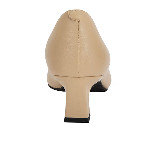 Beige Kitten Heels - Image 3